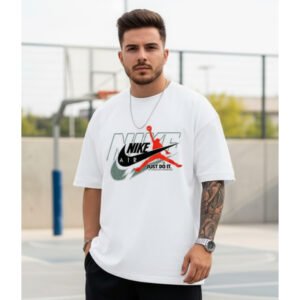 Camiseta Oversize Nike Air Street Blanca